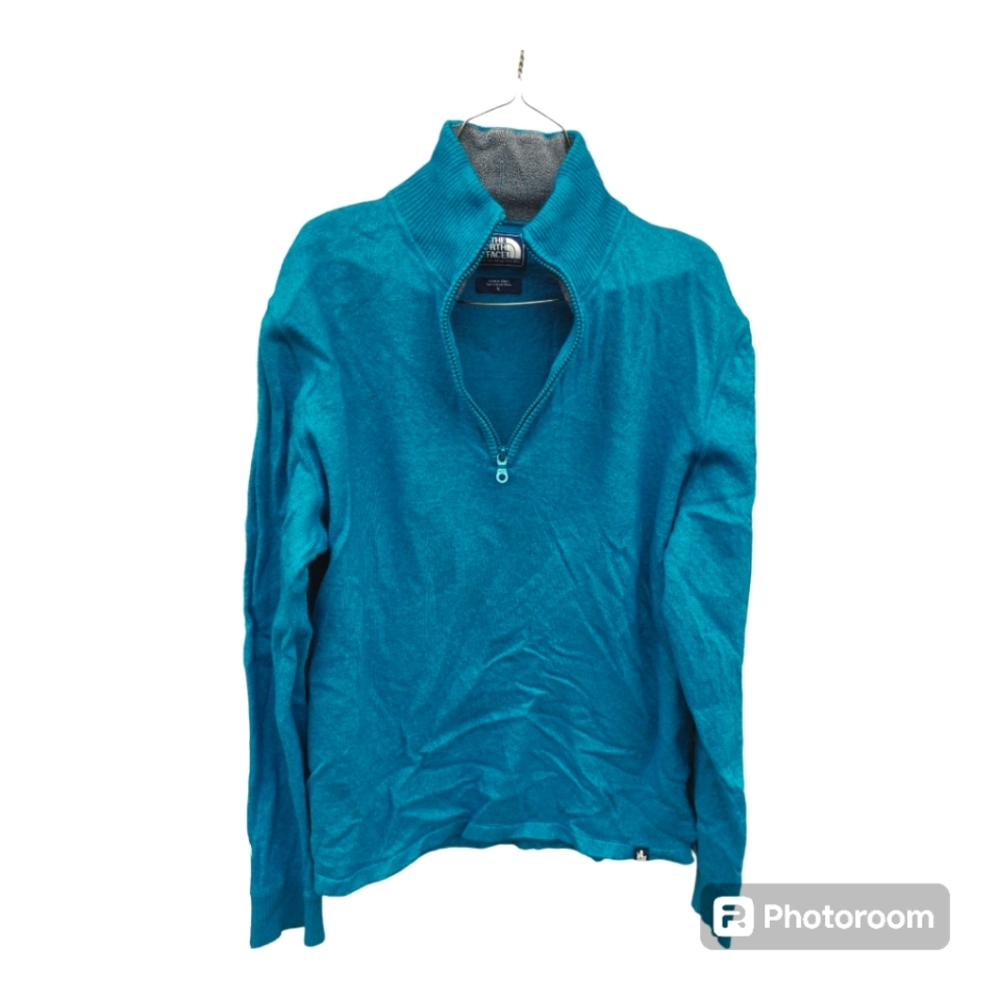 The North Face Vintage Wool Blend Quarter Zip Pullover - Picture 1 of 6